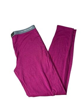 Icebreaker Girls 11-12 Years Magenta Merino Base Layer Leggings